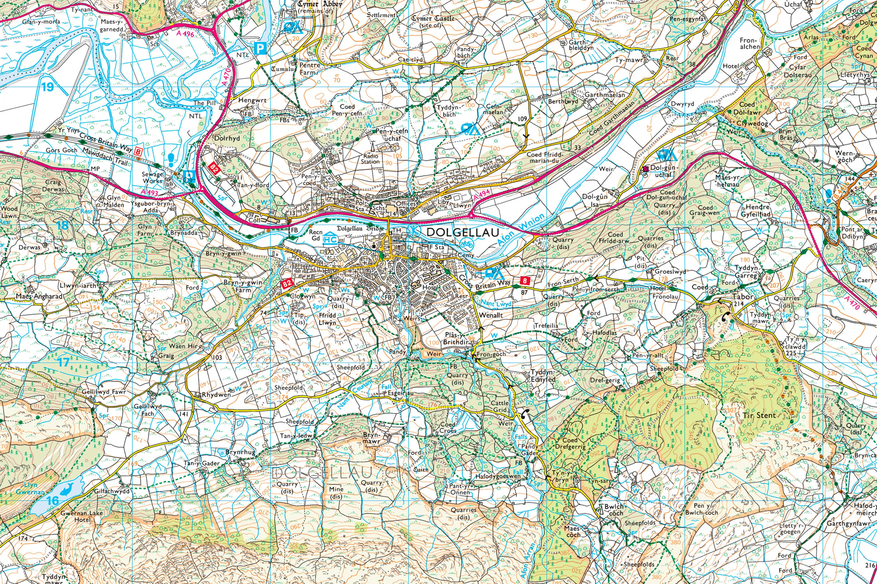Example of 1:25 000 Scale Colour Raster data