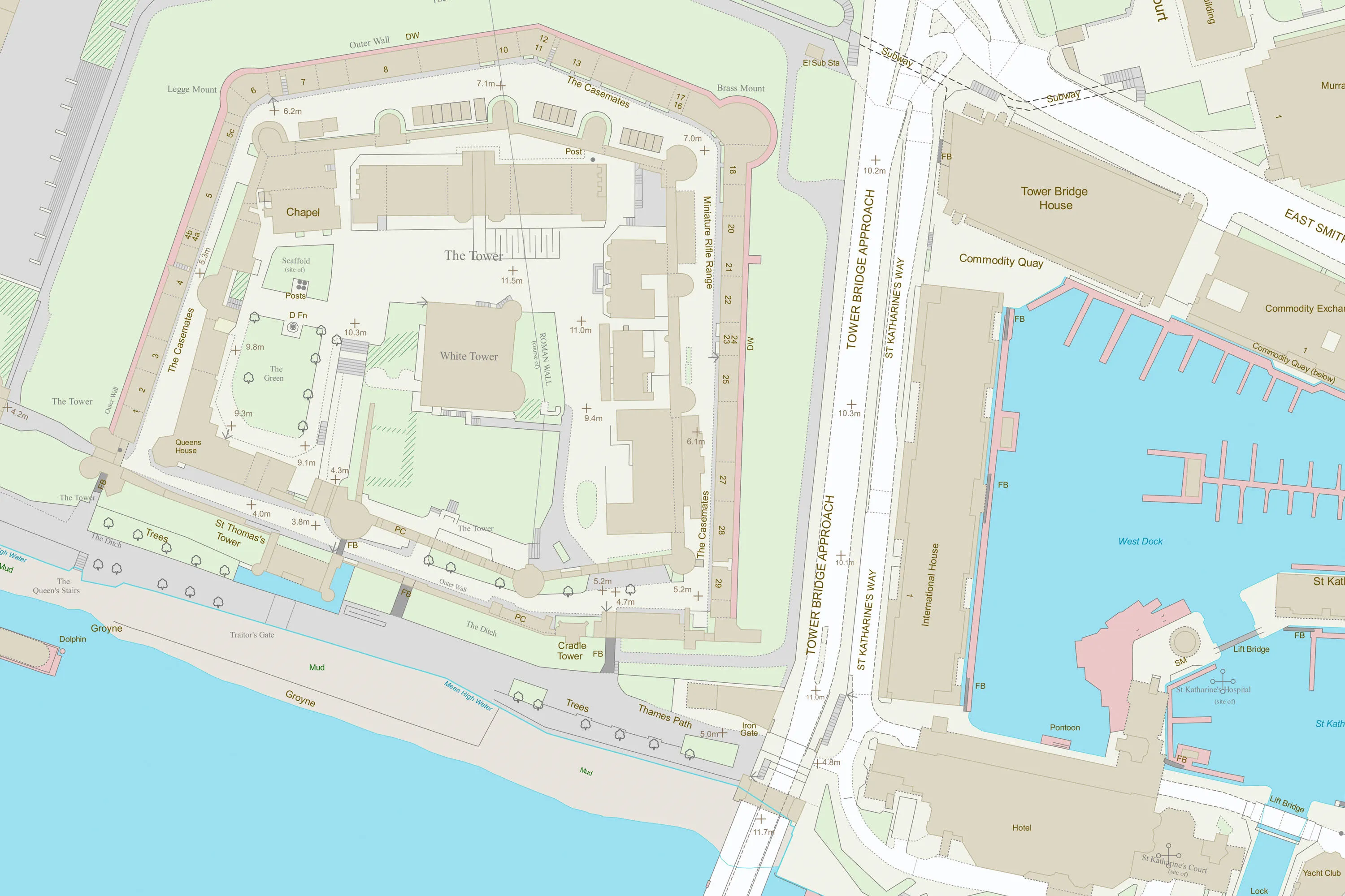 Example of OS MasterMap Topography Layer data
