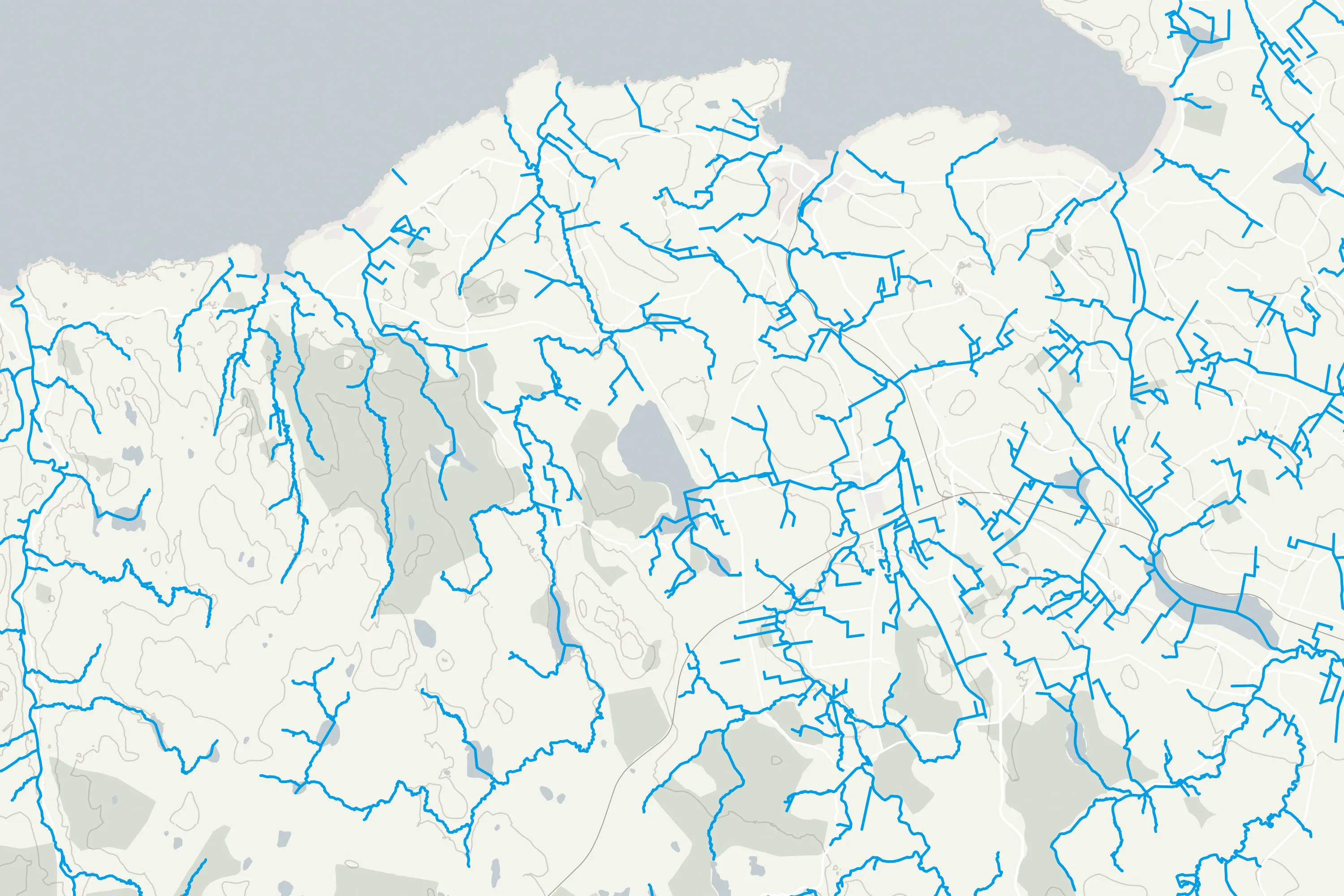 Example of OS Open Rivers data