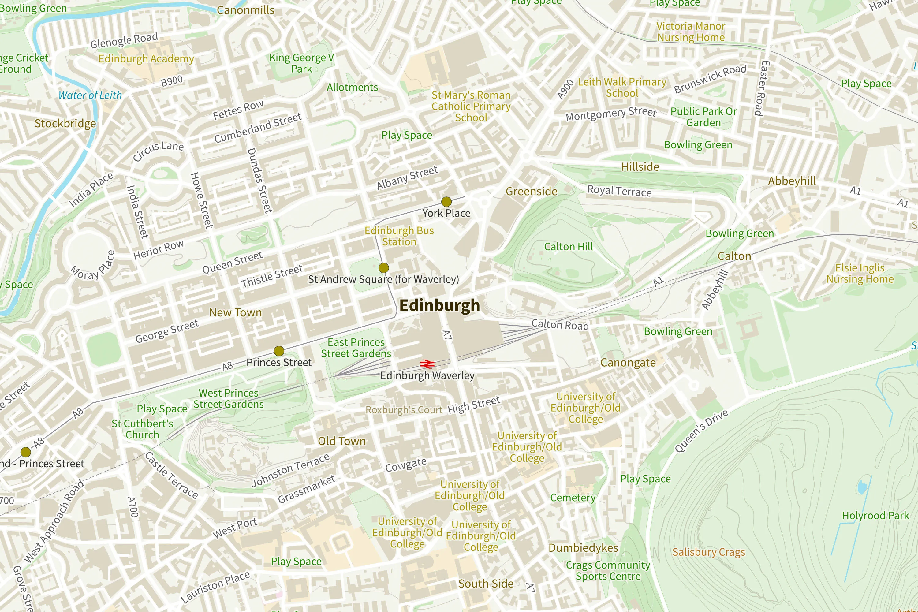 Example of OS Open Zoomstack data