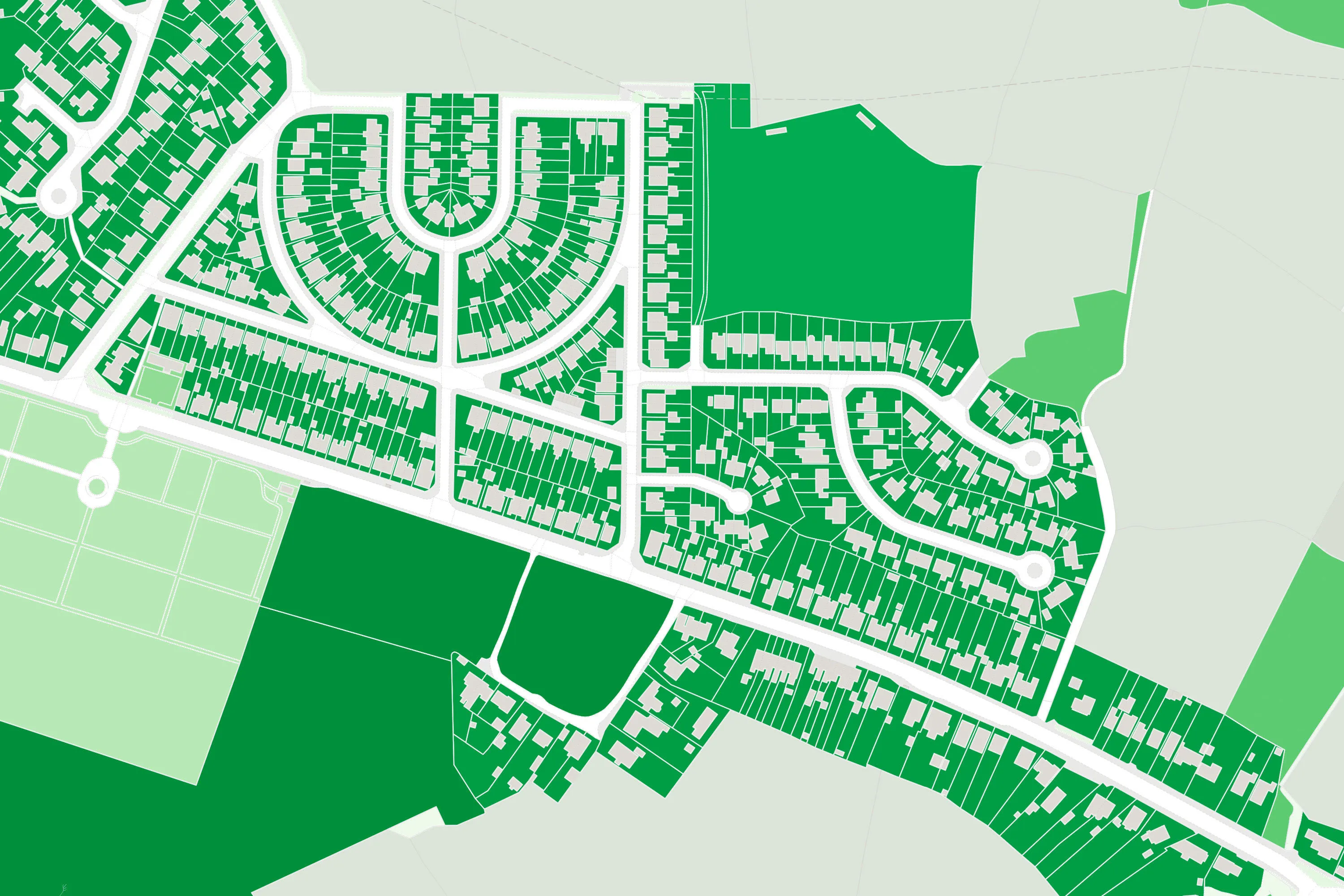 Example of OS MasterMap Greenspace Layer data