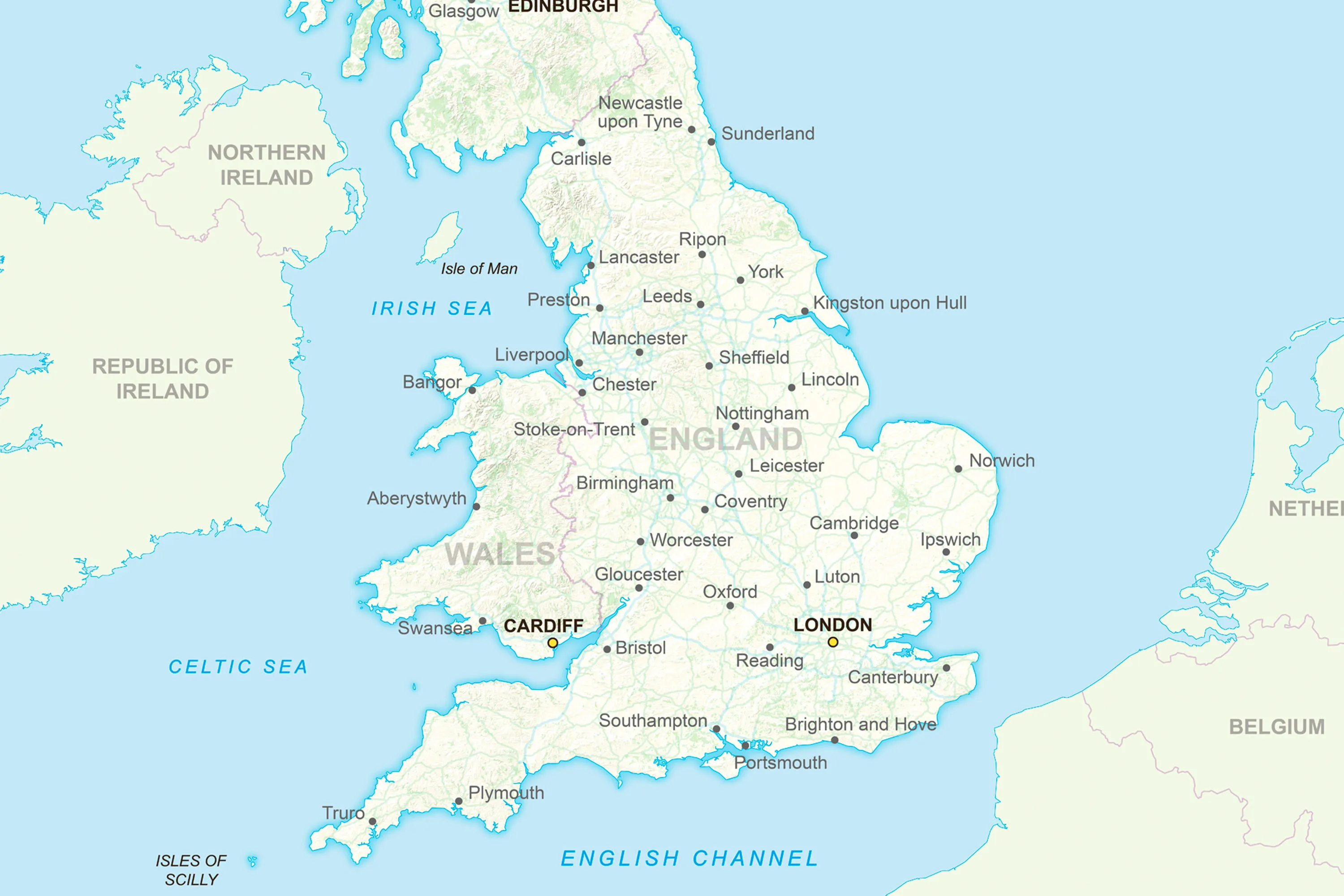 Example of GB Overview Maps data