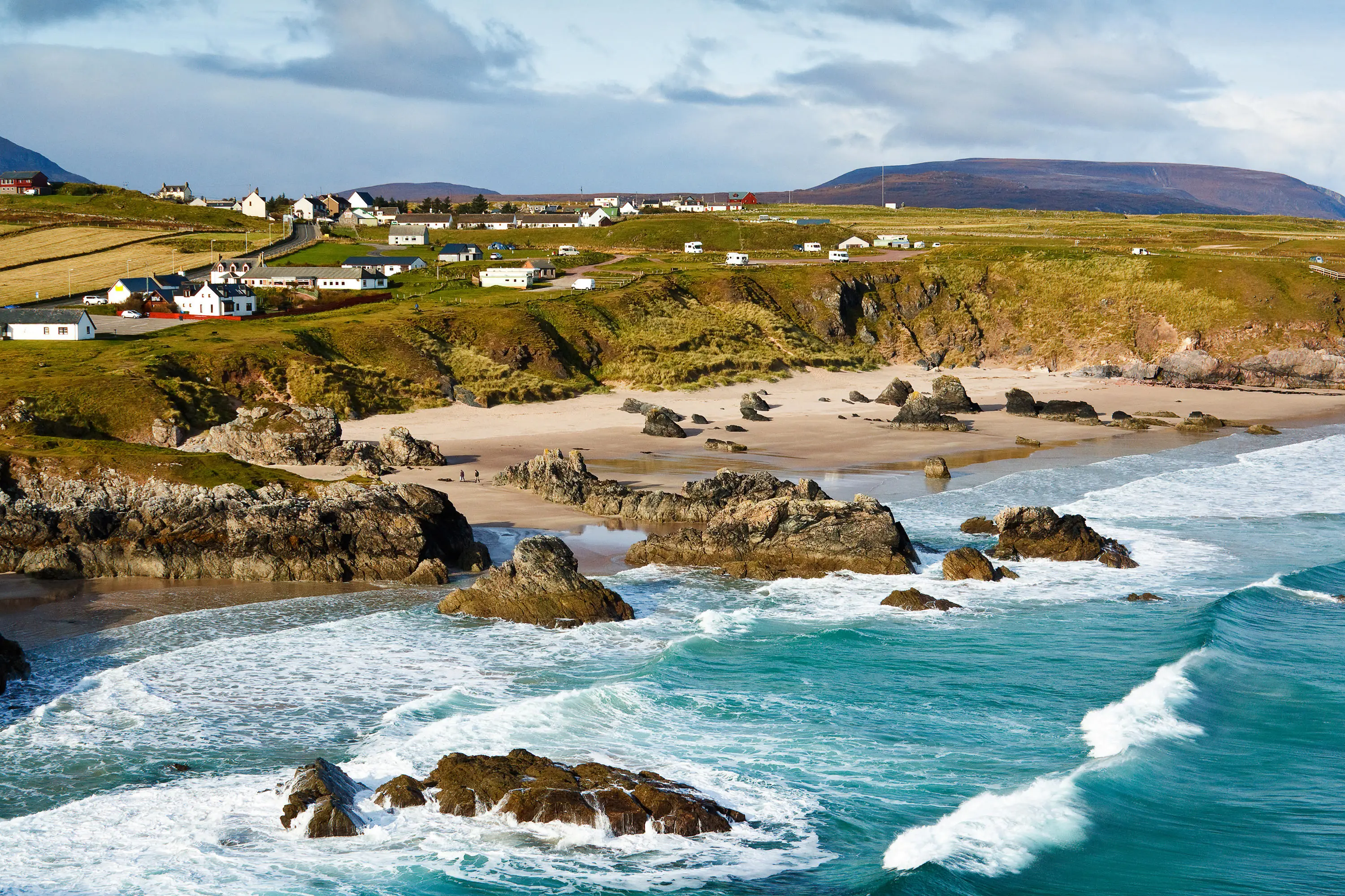 Coastline and beach
