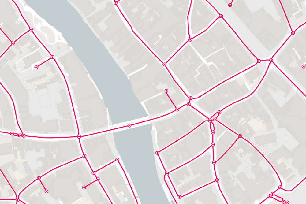 Example of OS MasterMap Highways Network Roads