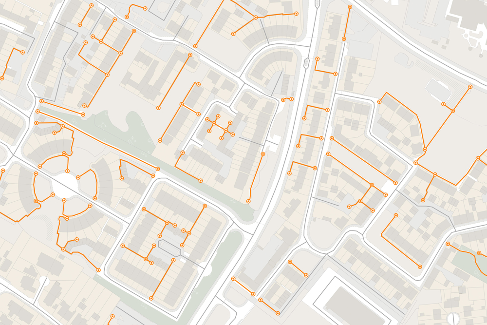 OS MasterMap Highways topography network