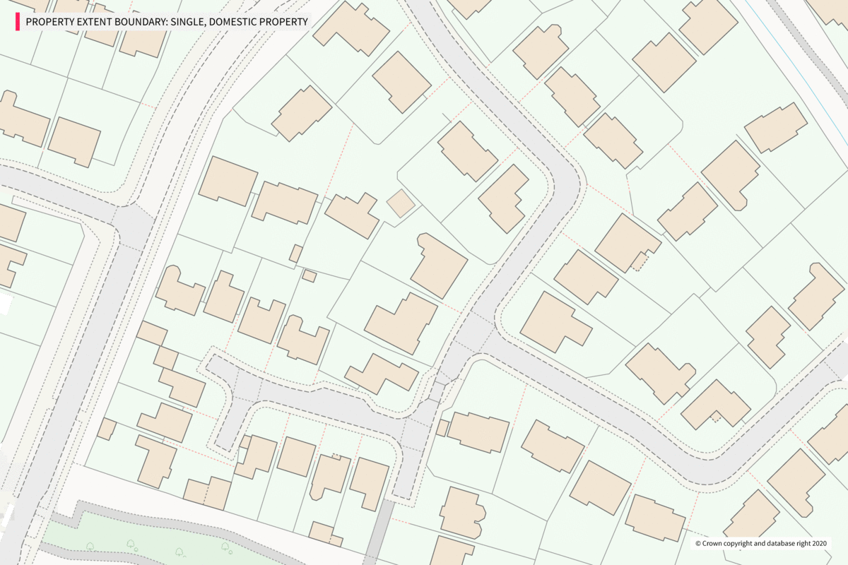 Through the Open Identifiers Policy you could append the UPRN to your own polygon extent boundaries.