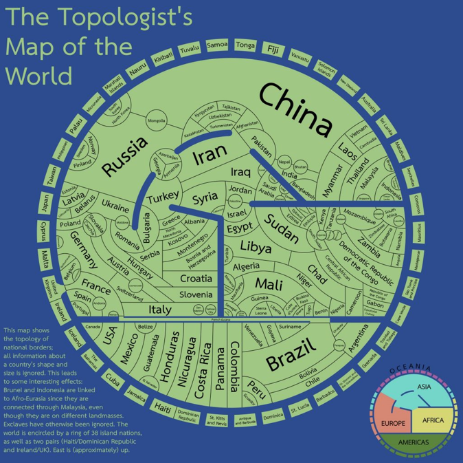Topologist’s Map of the World