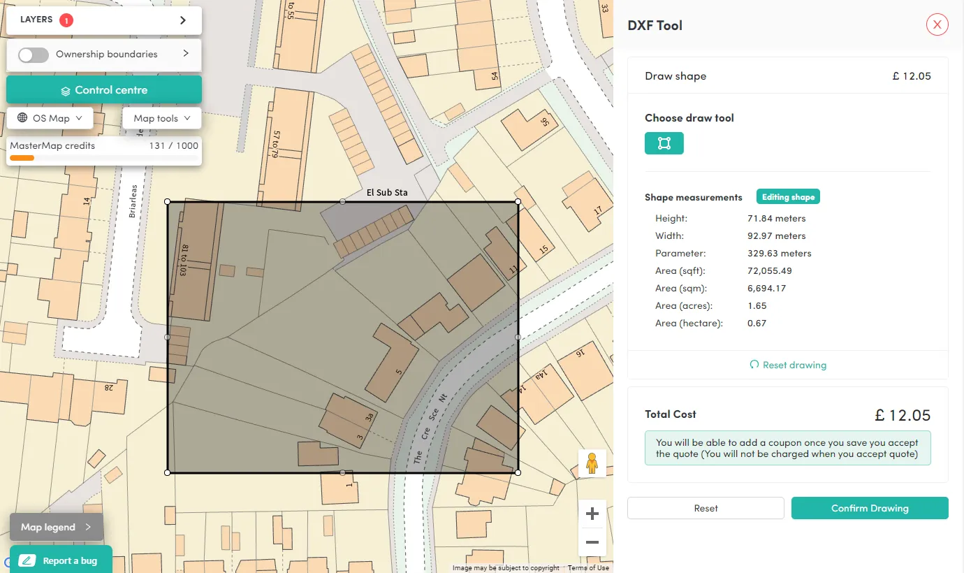 The DXF tool we are currently developing - we expect to launch it on the platform before the end of the month.