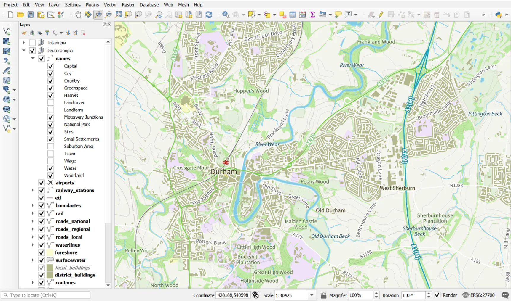 QGIS screenshot